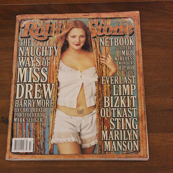 November 23, 2000, Rolling Stone Magazine - Drew Barrymore Cover - LIKE NEW - Picture 1 of 6